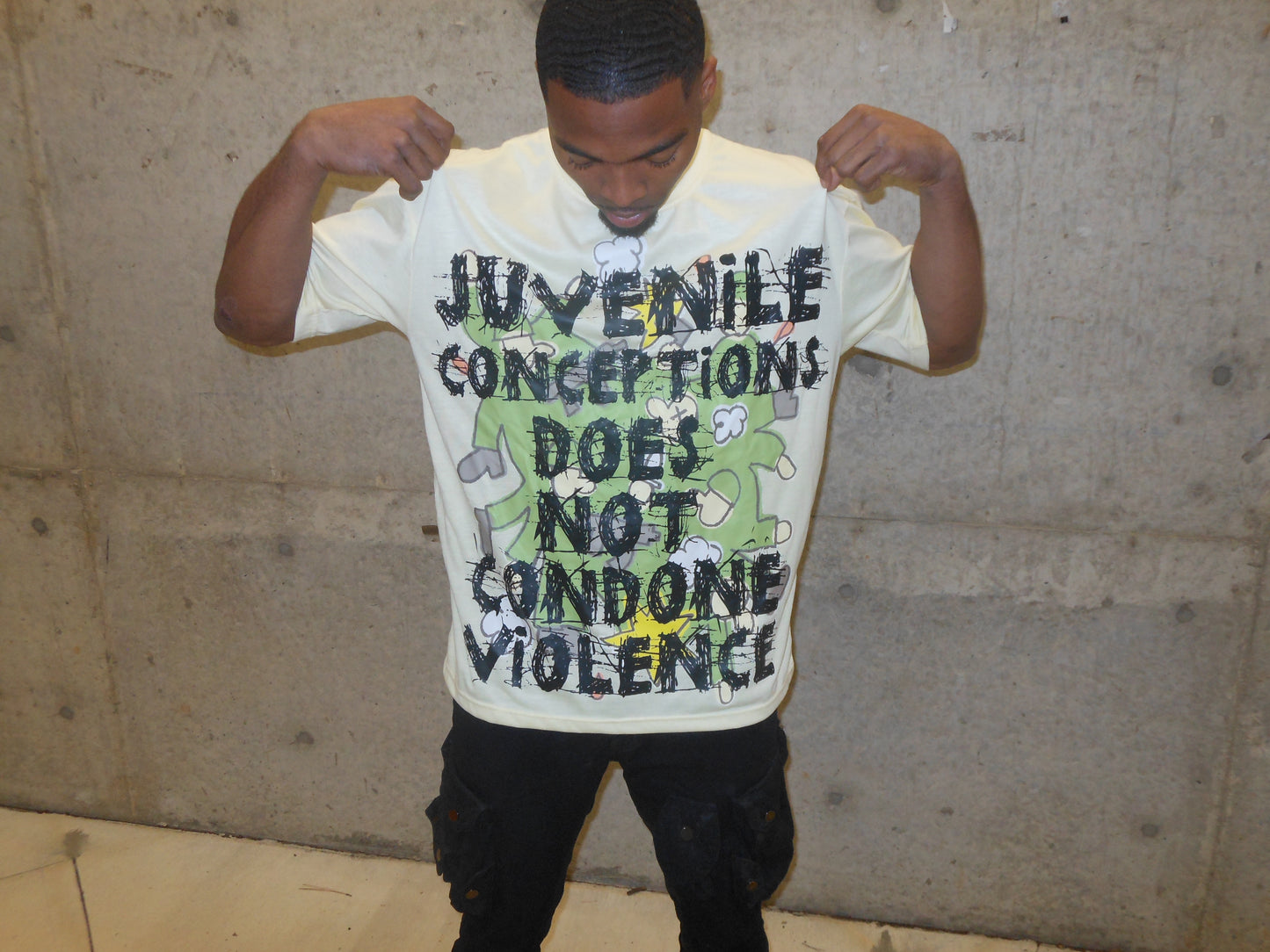 "ANTI-VIOLENCE" Short Sleeve T-Shirt